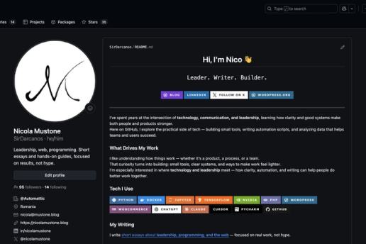 How to Build a GitHub Profile README That Feels Like You